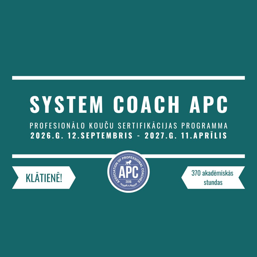 System Coach APC - profesionālo kouču sertifikācijas programma