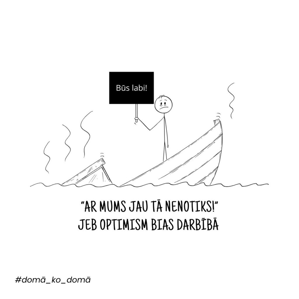 “Ar mums jau tā nenotiks!” jeb Optimism bias darbībā