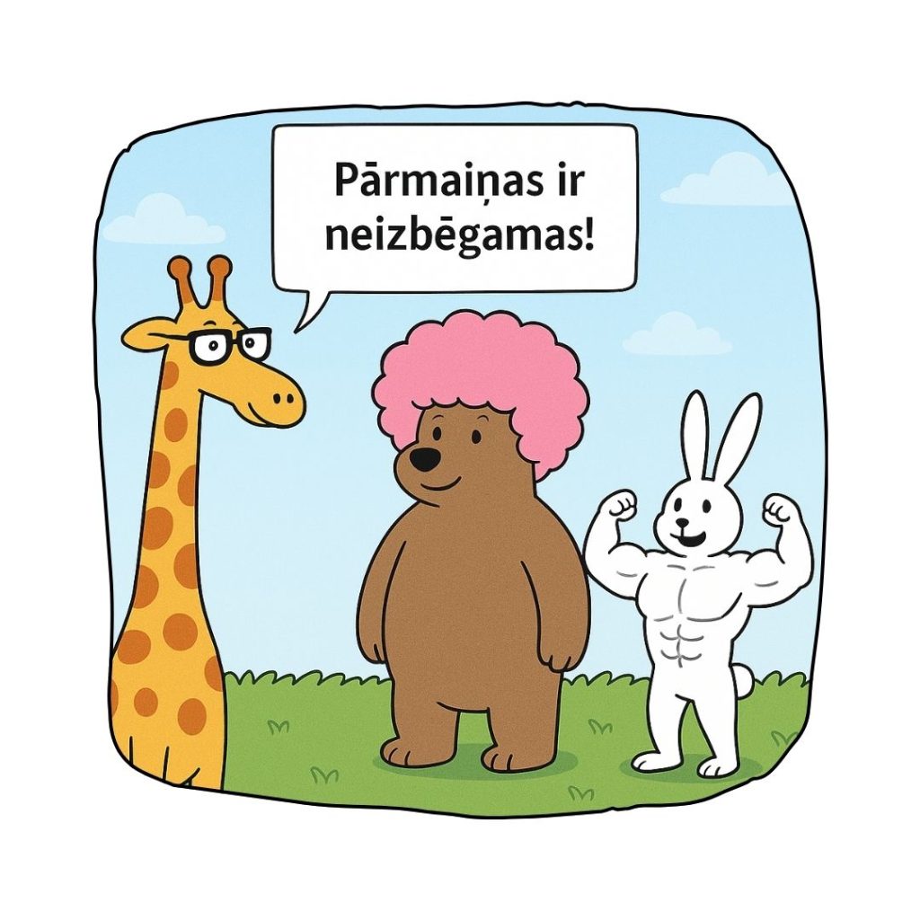 Cilvēks vienmēr mainās