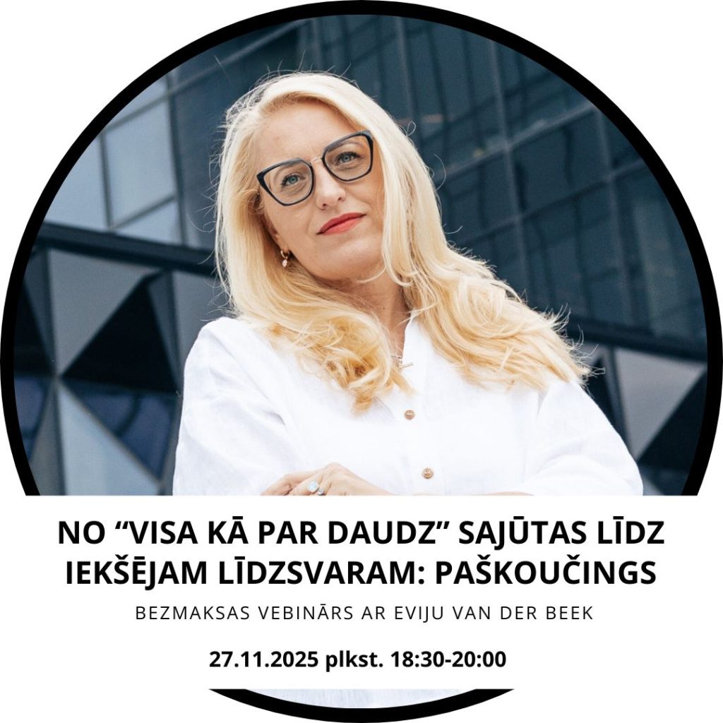 No visa kā pa daudz sajūtas līdz iekšējam līdzsvaram - paškoučinga metodes