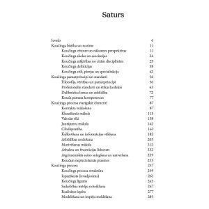 Kouča rokasgrāmata - saturs