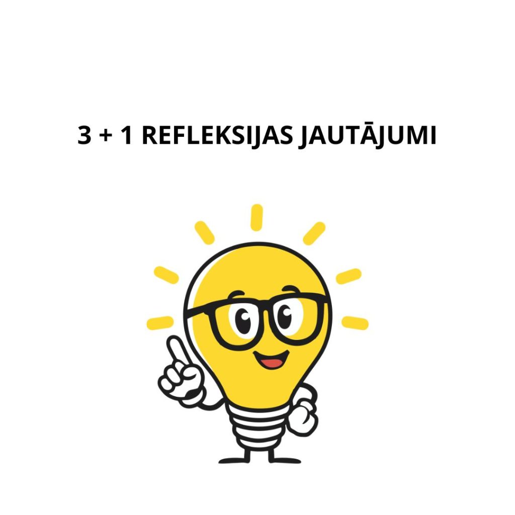 3+1 refleksijas jautājumi