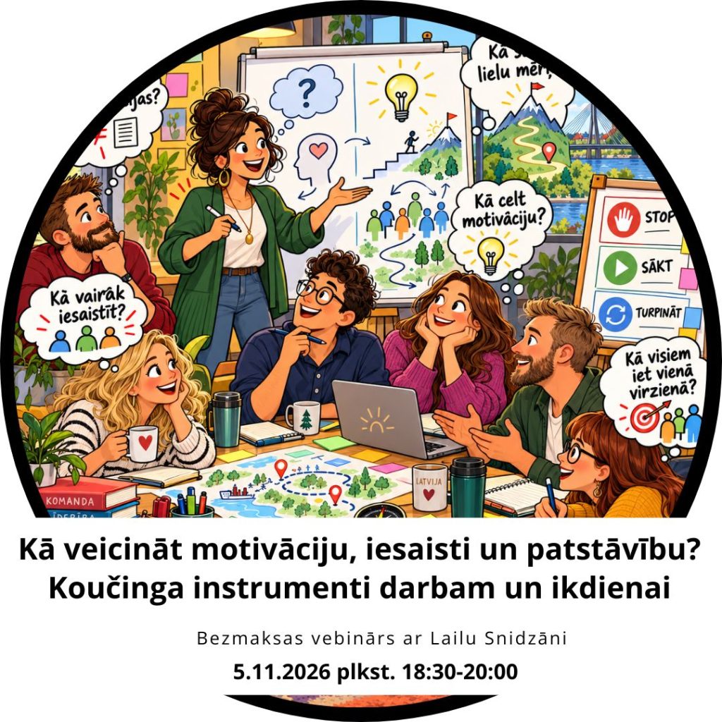 Kā veicināt motivāciju, iesaisti un patstāvību? Koučinga instrumenti darbam un ikdienai
